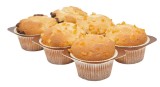 Muffiny na stelażach brązowe