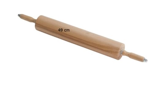 Wałek cukierniczy drewniany na łożyskach 50 cm