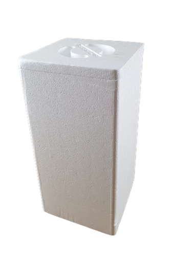 Pojemnik styropianowy 20x20x41 cm 6.6l opak. 24 szt.