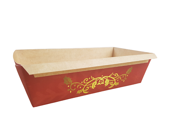Forma do pieczenia Wesołych Świąt czerwona 180×80×55 mm