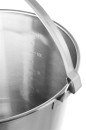 Wiadro z pierścieniem 15l stal nierdzewna