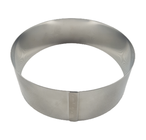 Rant cukierniczy okrągły śr. 16 cm h 12 cm STAL NIERDZEWNA
