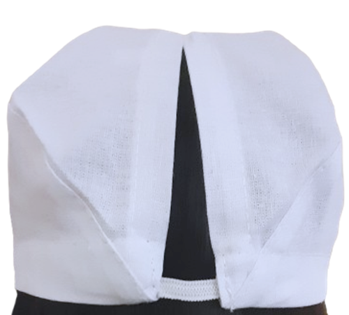 Czapka piekarska biała Furażerka bawełna