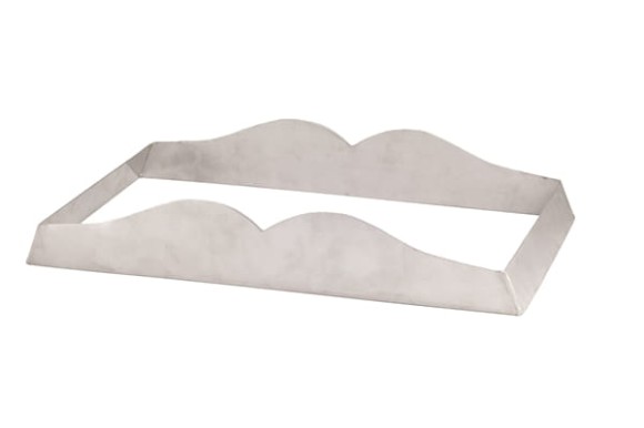 Rant cukierniczy Otwarta Księga 29x20 cm aluminium