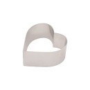Rant cukierniczy serce 11 cm, h 6 cm aluminium