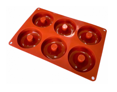 Forma silikonowa DONUT 6 gniazd śr. 85 mm, h 30 mm