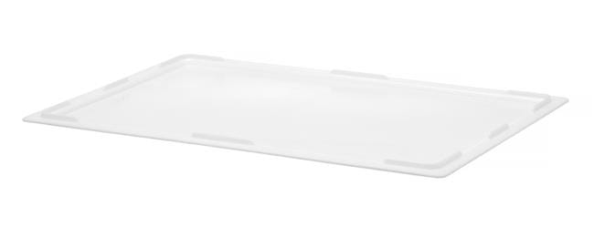 Pokrywa do pojemnika na ciasto na pizzę GN 1/1, biały, 530x325x(H)20mm