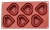 Forma silikonowa SERCE 3D 6 gniazd 72x76,5mm, h 29mm