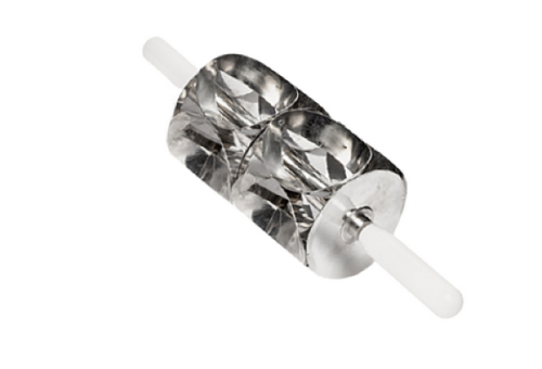 Wałek do ciastek okrągłych podwójny śr. 5 cm stal nierdzewna