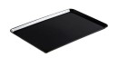 Taca z melaminy czarna 4-rantowa 60x40 cm Thermohauser 43895