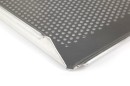 Blacha piekarnicza 3 ranty perforowana 60x40x2 cm aluminium gr. 1,5 mm