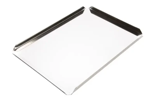 Taca wystawowa 4 ranty podgięte 60x40 cm stal nierdzewna