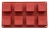 Forma silikonowa 8 kwadratów 50x50 h 50 mm
