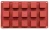 Forma silikonowa 15 kwadratów 35x35 h 35 mm
