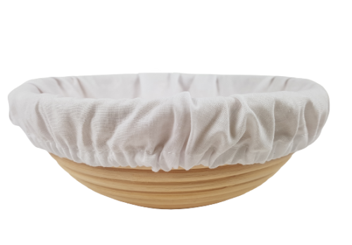 Koszyk do garowania chleba śr. 23,5 cm rattan 1 kg + pokrowiec