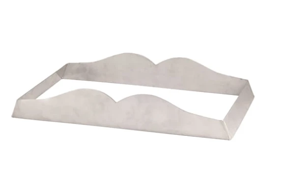 Rant cukierniczy Otwarta Księga 49x30 cm aluminium