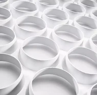 Szablon do ciastek 57,5x39 cm koło śr. 3,5 cm Thermohauser 47541