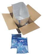 Worek termiczny 39 x 42 cm + dwa wkłady żelowe, zestaw