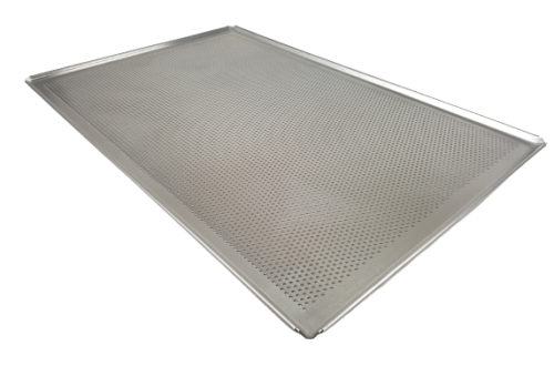 Blacha piekarnicza 4 ranty podgięte perforowana GN 1/1 aluminium gr. 1,5mm