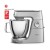 Robot planetarny Titanium Chef Baker XL, Kenwood, srebrny, 230V/1200W, 400x225x(H)370mm