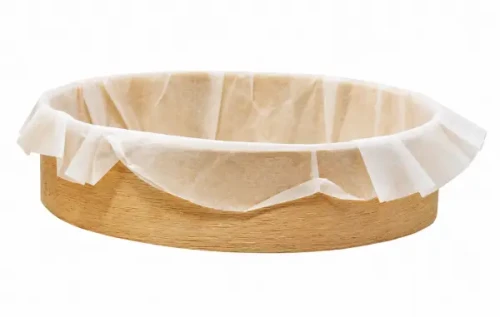 Ring drewniany do pieczenia Ø 160 × 45 mm z pergaminem