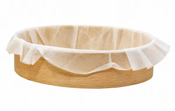 Ring drewniany do pieczenia Ø 160 × 45 mm z pergaminem