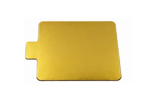 Podkładki pod monoporcje złote 7×7 cm
