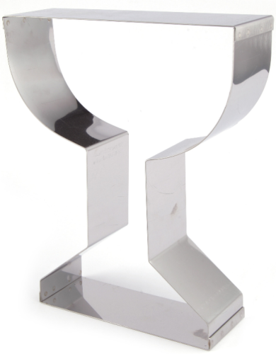Rant cukierniczy Kielich 33x23,5 cm h 6 cm stal nierdzewna