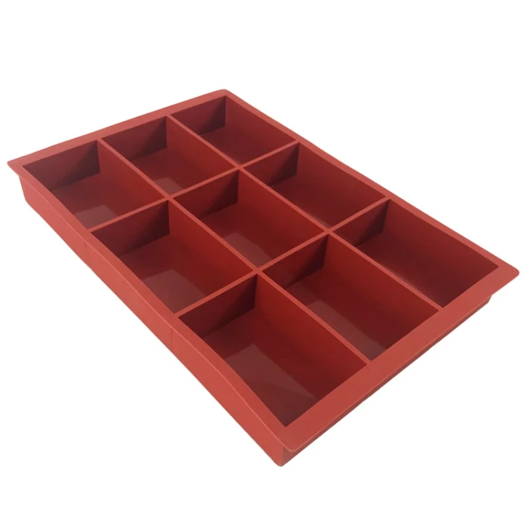 Forma silikonowa 9 prostokątów 90x60 h 30 mm