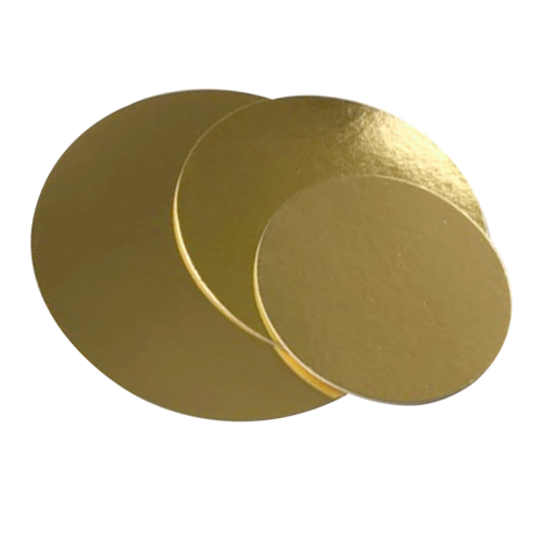 Podkład pod tort okrągły złoty śred. 30 cm