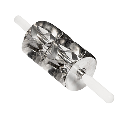 Wałek do ciastek okrągłych podwójny śr. 9,5 cm stal nierdzewna