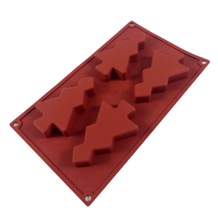 Forma silikonowa CHOINKA 4 gniazda h 20 mm