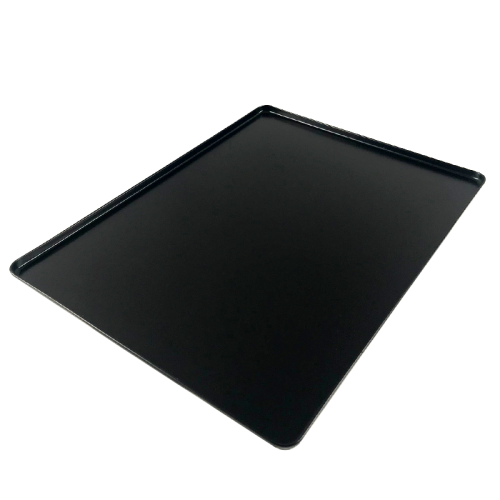 Taca wystawowa czarna 4-rantowa 40x30 cm