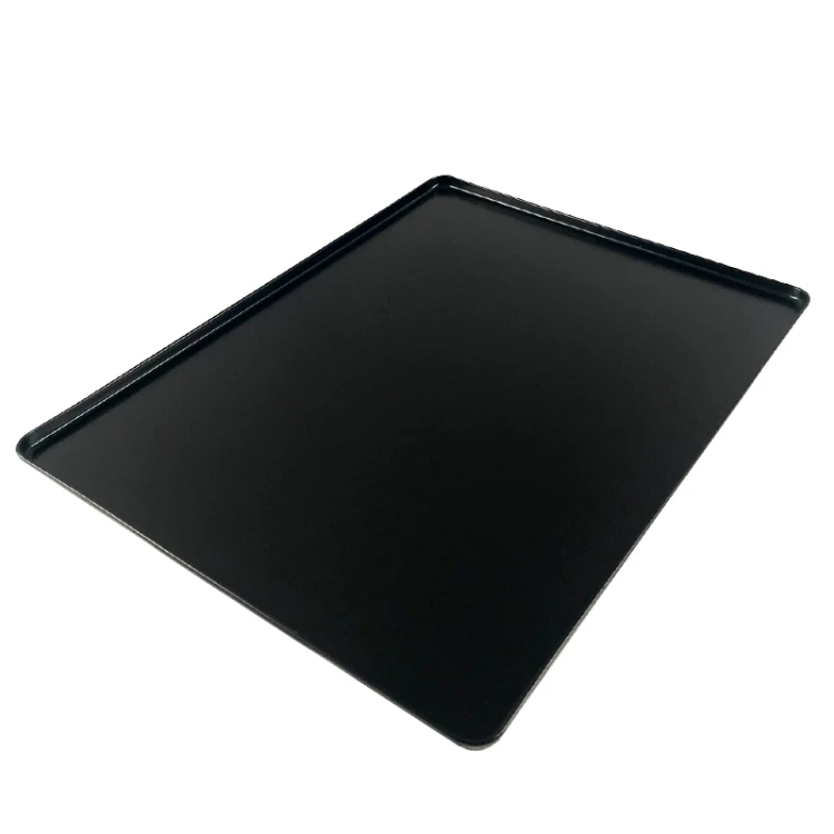 Taca wystawowa czarna 4-rantowa 40x30 cm