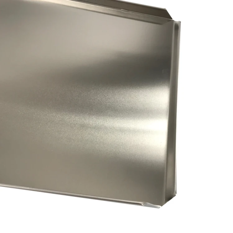 Blacha piekarnicza 3 ranty lita 80x60 cm aluminium gr. 1,5mm