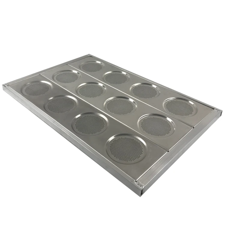 Blacha perforowana do hamburgerów 60×40 cm – 12 gniazd