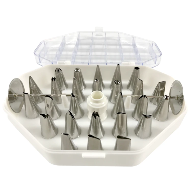 Tylki cukiernicze małe 28 szt. stal nierdzewna + adapter Thermohauser 62912