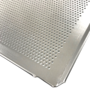 Blacha piekarnicza 3 ranty perforowana 60x40x2 cm aluminium gr. 1,5 mm