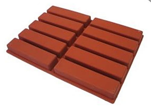 Forma silikonowa 10 gniazd 185x45 mm h 30 mm