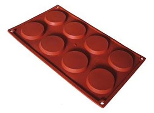 Forma silikonowa CIASTKO 8 gniazd śr. 60 mm h 8 mm