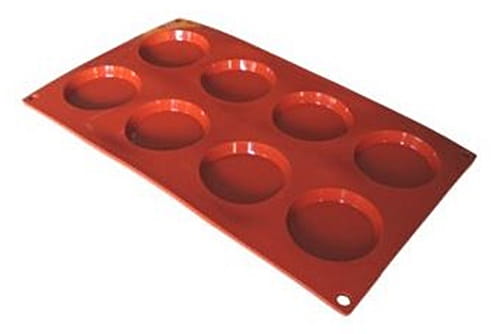 Forma silikonowa CIASTKO 8 gniazd śr. 60 mm h 8 mm