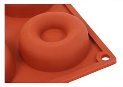 Forma silikonowa PÓŁ-OPONKA 8 gniazd śr. 65 mm, h 21 mm