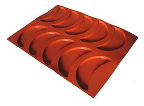 Forma silikonowa ROŻEK 10 gniazd 130x70 mm h 8 mm
