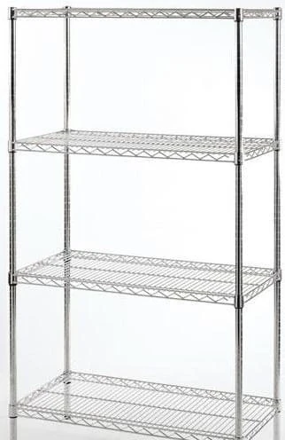 Regał chromowany 4 półki, 46 x dł. 92 x h 160 cm