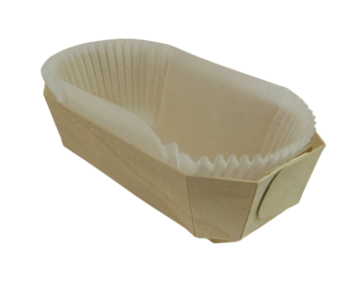 Forma drewniana do pieczenia z papilotką 220x115x60- 320 szt.