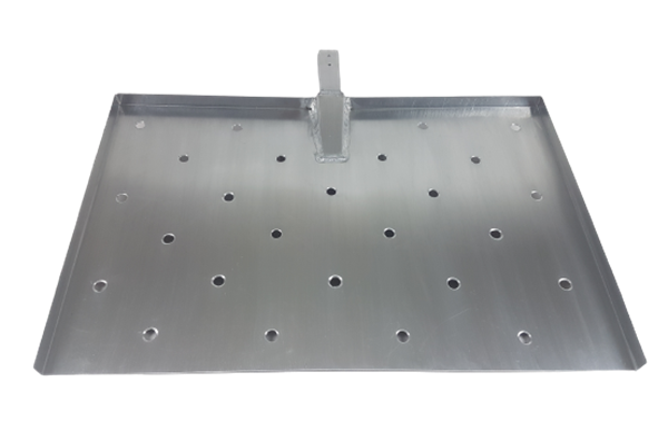 Szufla łopata do bułek aluminiowa perforowana dł. 40 cm x szer. 60 cm