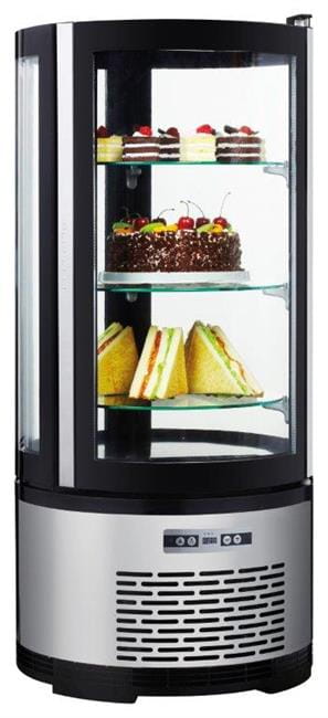 Witryna chłodnicza okrągła 100 l Arktic ø480x(H)1030 mm
