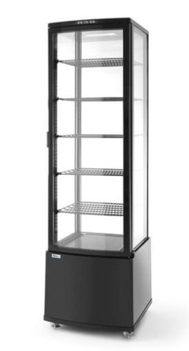 Witryna chłodnicza 270l Arktic czarny 556x526x(H)1913mm