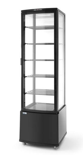 Witryna chłodnicza 270l Arktic czarny 556x526x(H)1913mm