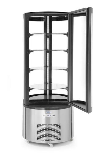 Witryna chłodnicza okrągła 360 l Arktic ø680x(H)1750mm
